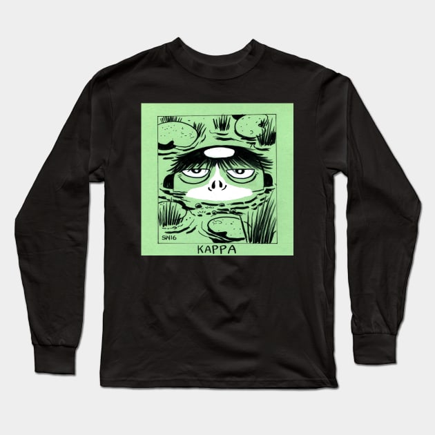 Retro Kappa Long Sleeve T-Shirt by washburnillustration